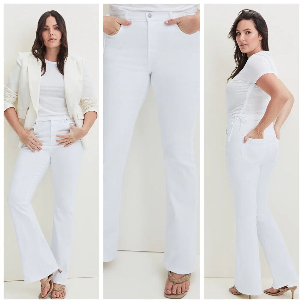 Veronica Beard Women's Beverly Skinny Flare Jeans Sz 28 NWT 248 White